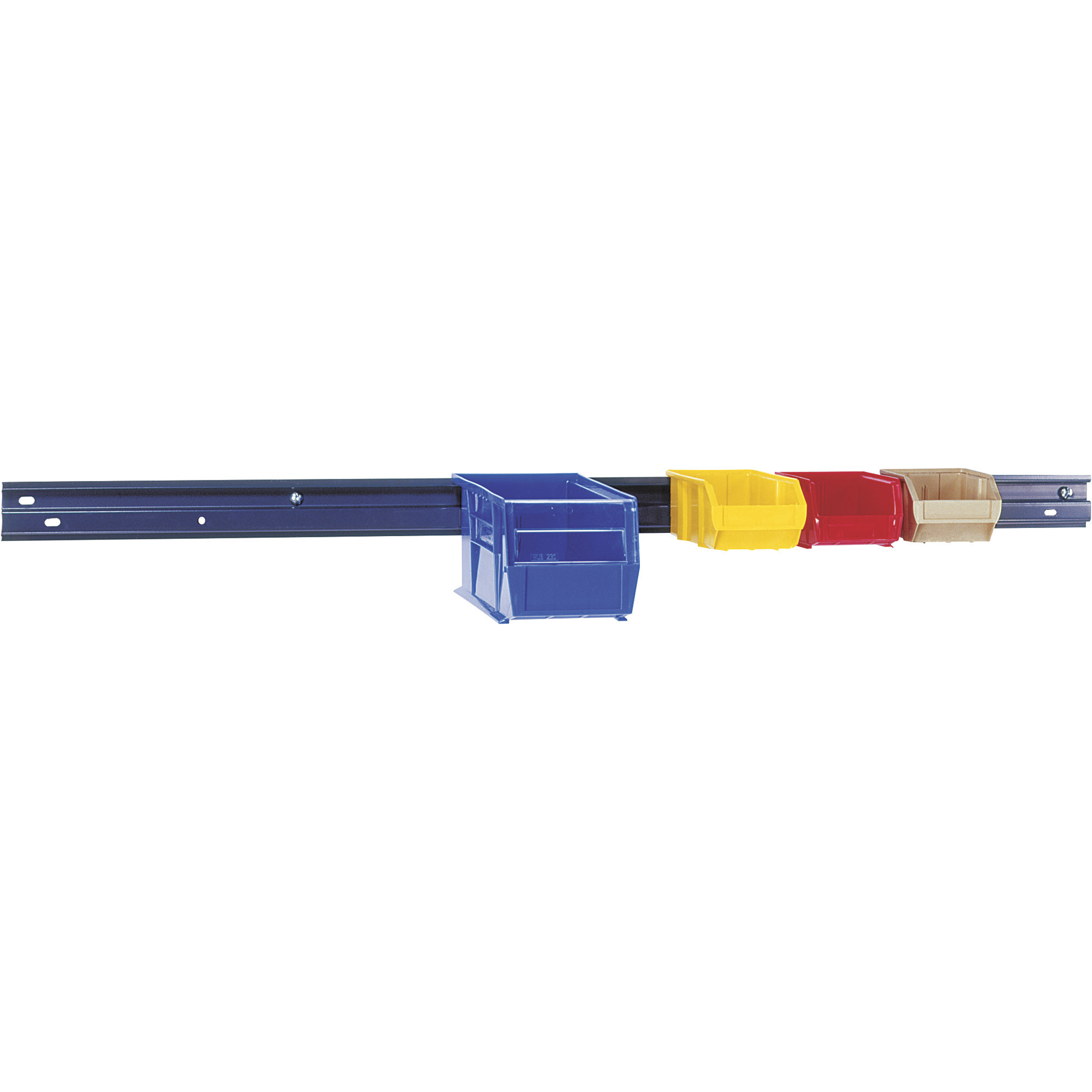 Quantum Storage Wall Rail, 48in.L x 3in.H Size, Model# QRU-1W